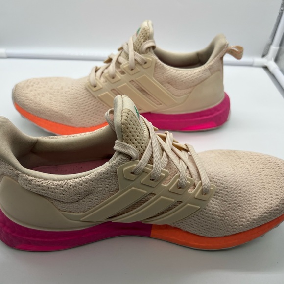 ADIDAS FX7235 Ultraboost DNA Linen Beige Running Shoes Athletic Sneakers sz 9.5 - Picture 7 of 11